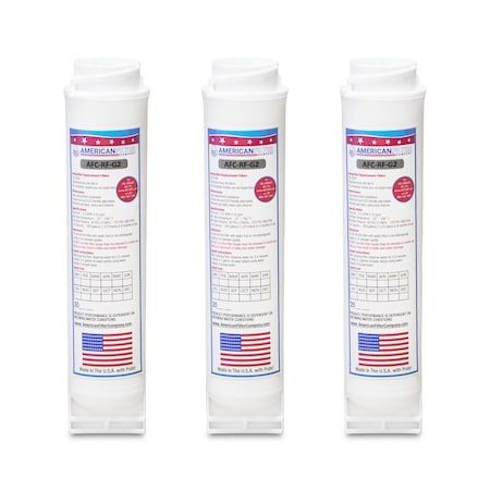 American Filter Co GE PDS22MCP Comparable Refrigerator Water Filters (made by Model number AFC-RF-G2), 3PK PDS22MCP-AFC-RF-G2-3-70549